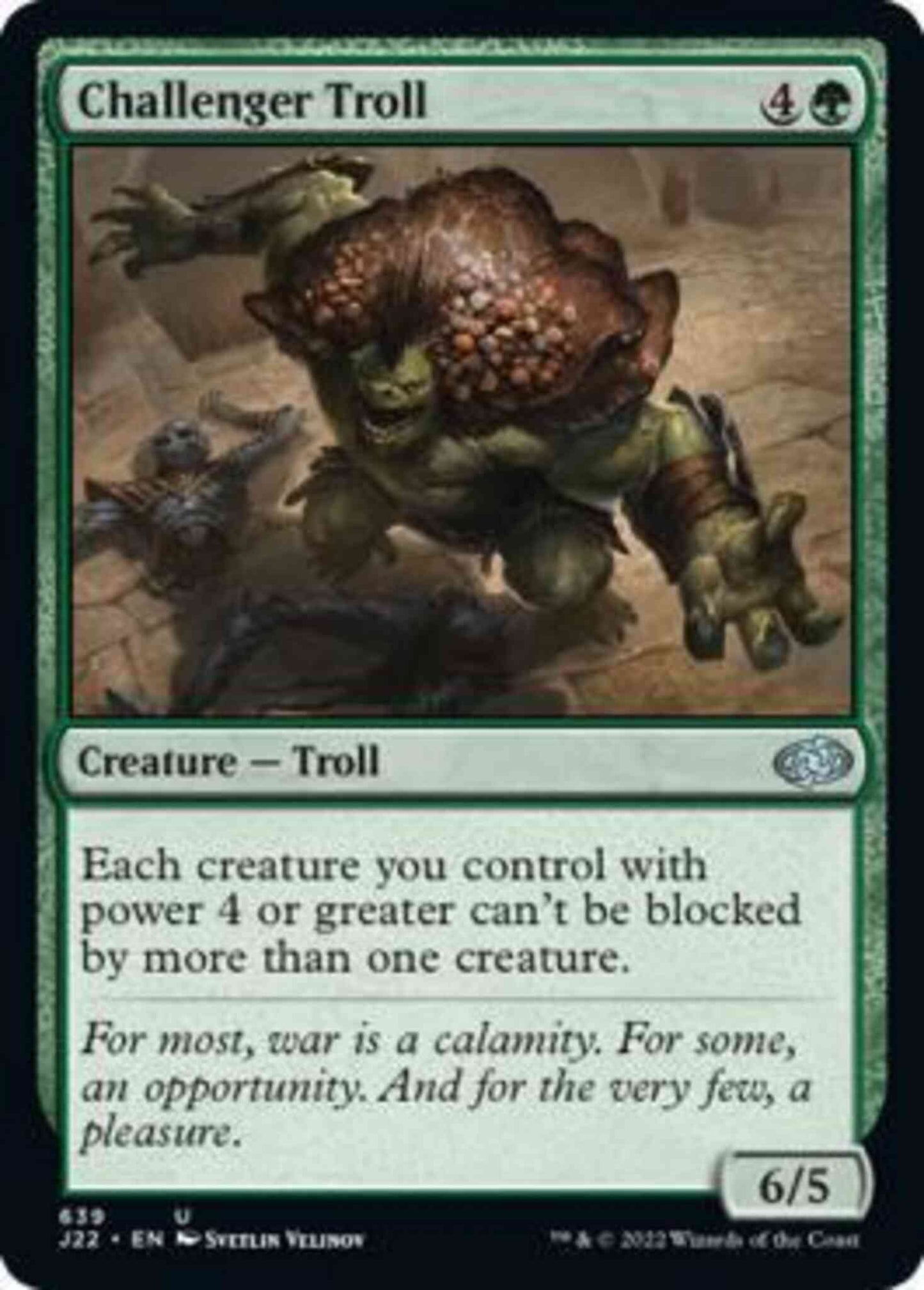 Challenger Troll [639] [Jumpstart 2022] [Non-Foil]