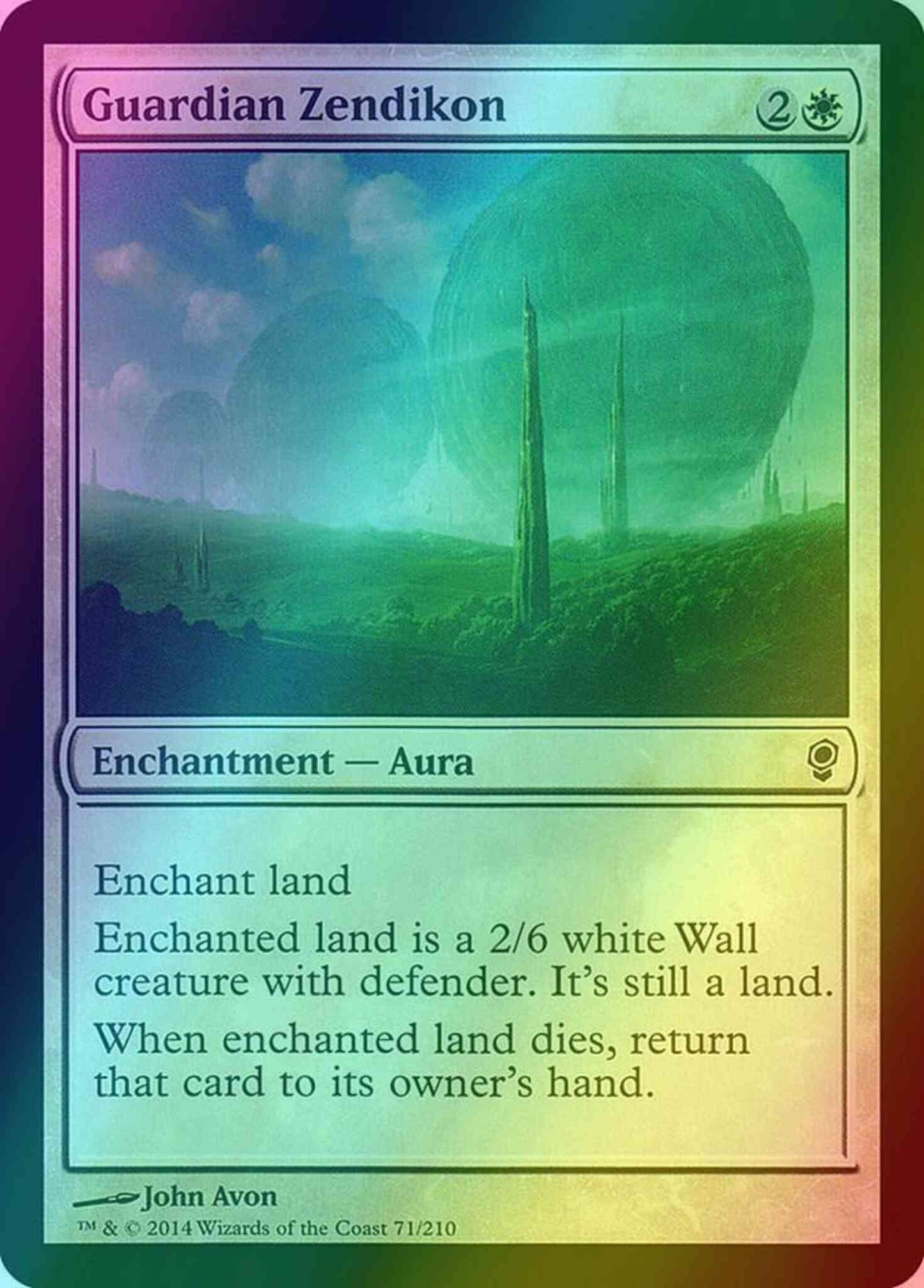 Guardian Zendikon [71] [Conspiracy] [Foil]