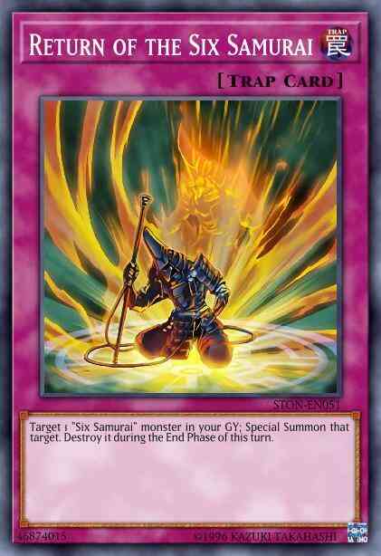 Return of the Six Samurai - STON-EN051 - Common - Unlimited