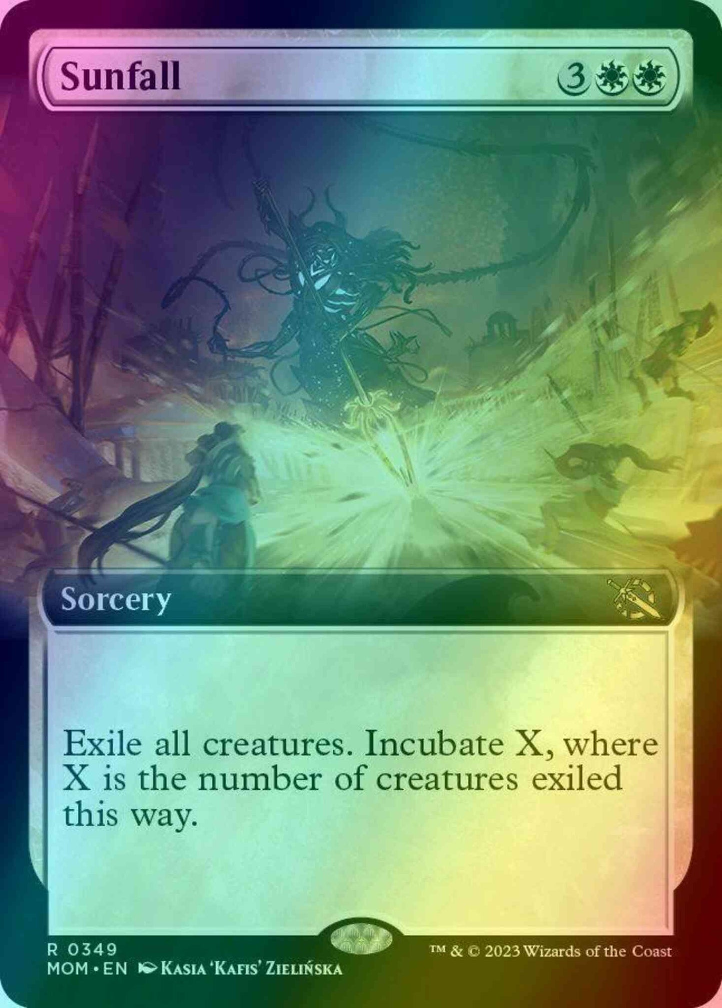 Sunfall [349] [Extended Art] [March of the Machine] [Foil]