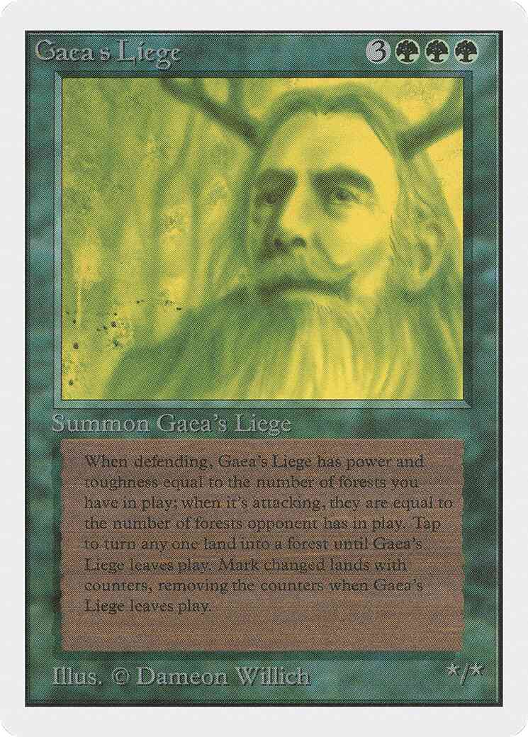 Gaea's Liege [197] [Unlimited] [Non-Foil]