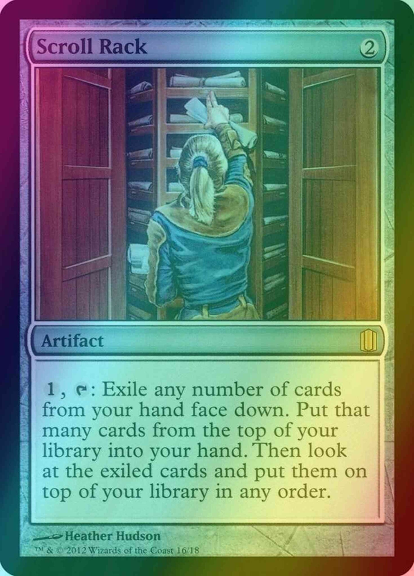 Scroll Rack [16] [Commander's Arsenal] [Foil]