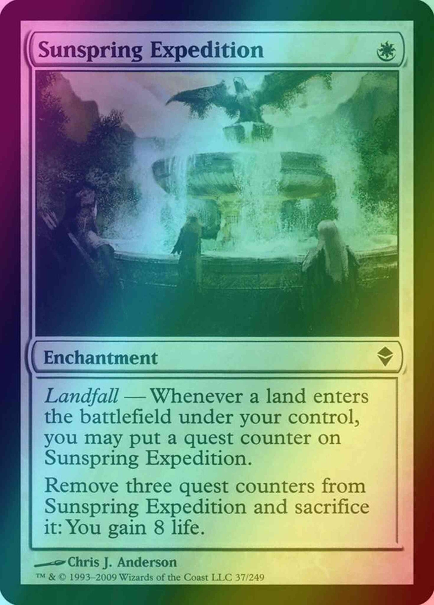 Sunspring Expedition [37] [Zendikar] [Foil]