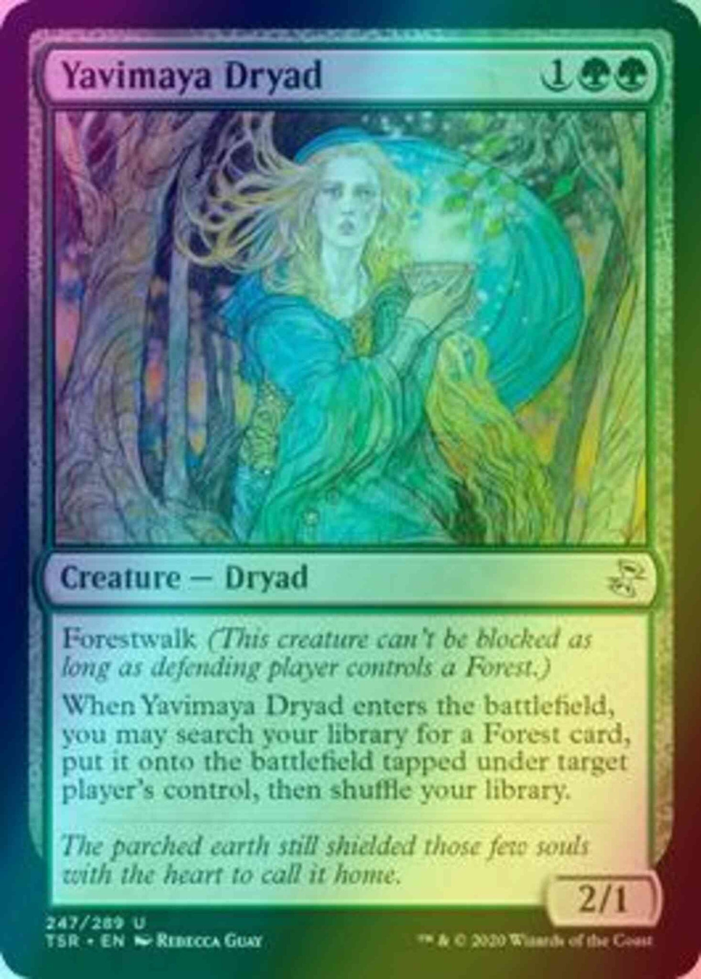 Yavimaya Dryad [247] [Time Spiral Remastered] [Foil]