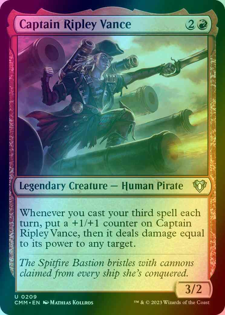 Captain Ripley Vance [209] [Commander Masters] [Foil]