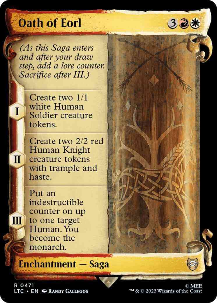 Oath of Eorl [471] [Scrolls Showcase] [The Lord of the Rings: Tales of Middle-earth: Commander] [Non-Foil]
