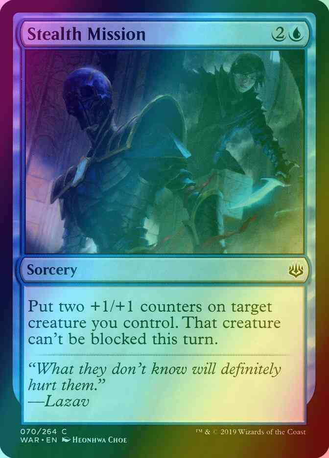 Stealth Mission [70] [War of the Spark] [Foil]