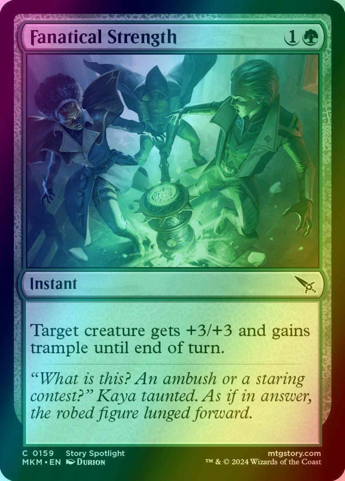 Fanatical Strength [159] [Murders at Karlov Manor] [Foil]