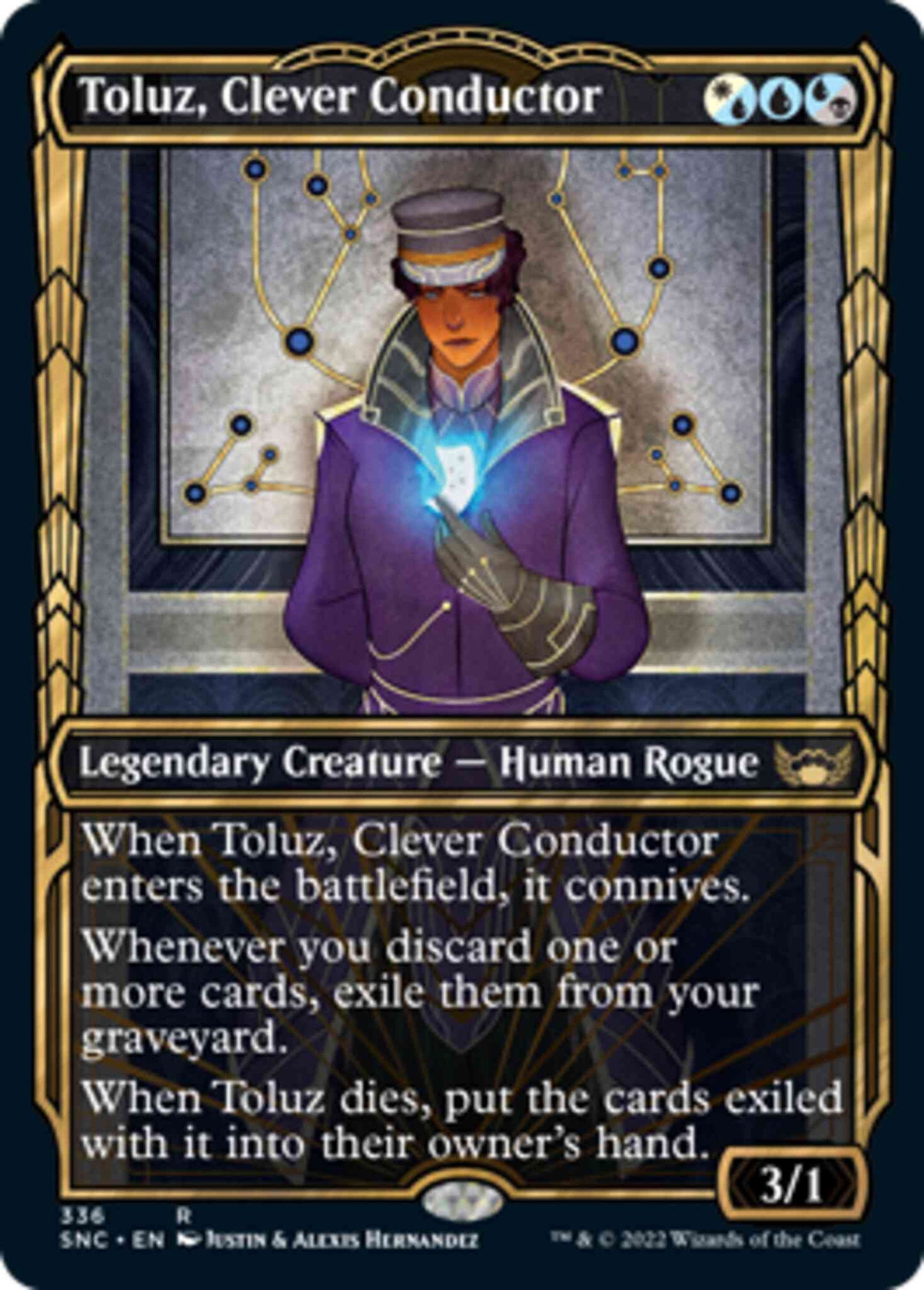Toluz, Clever Conductor [336] [Golden Age Showcase] [Streets of New Capenna] [Non-Foil]
