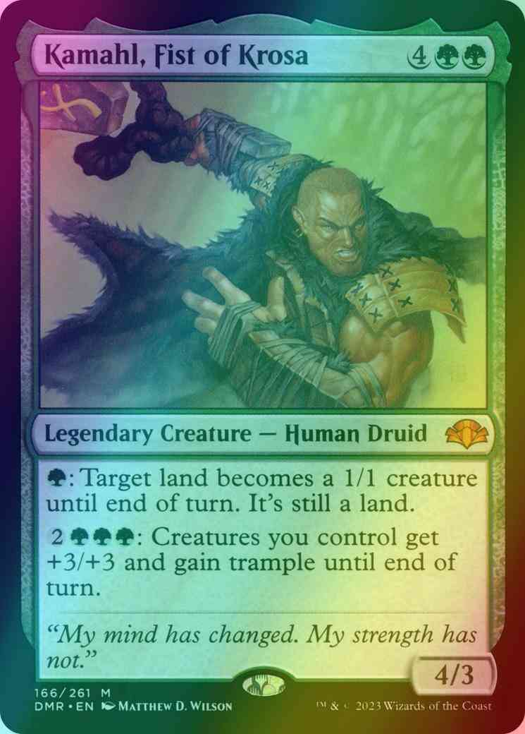 Kamahl, Fist of Krosa [166] [Dominaria Remastered] [Foil]
