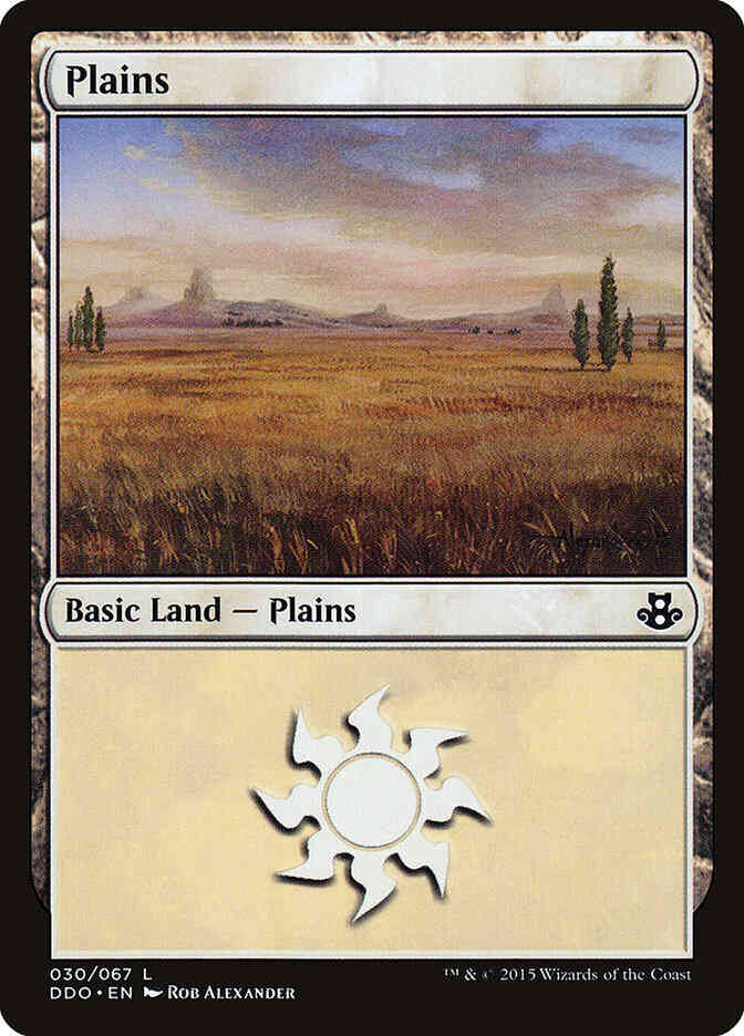 Plains [30] [Duel Decks Elspeth vs Kiora] [Non-Foil]