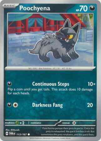 Poochyena - 113/167 - Common [sv06-113] [Non-Holo]
