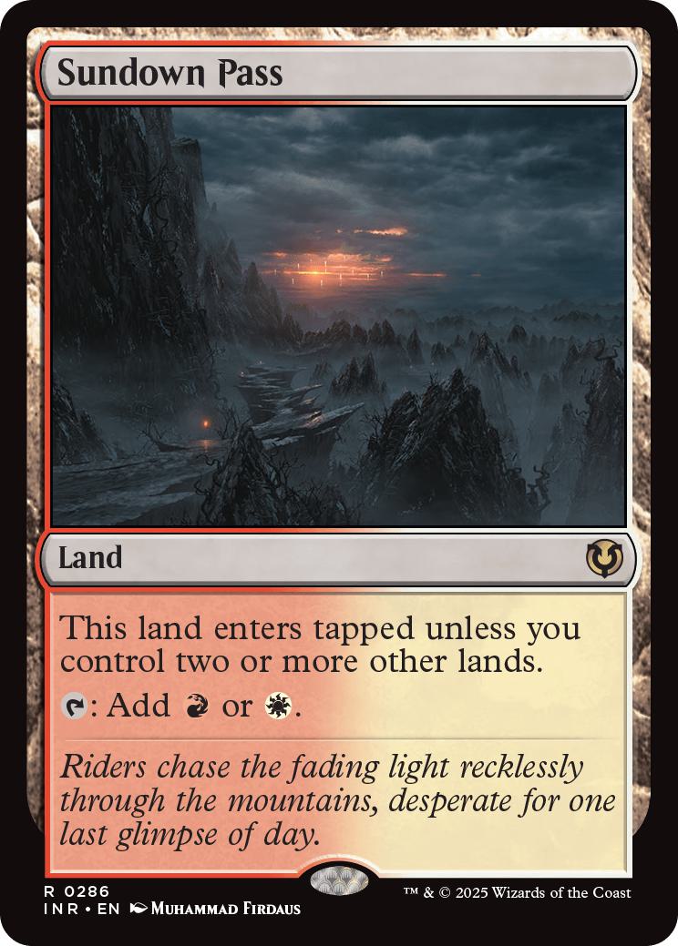 Sundown Pass [286] [Innistrad Remastered] [Non-Foil]