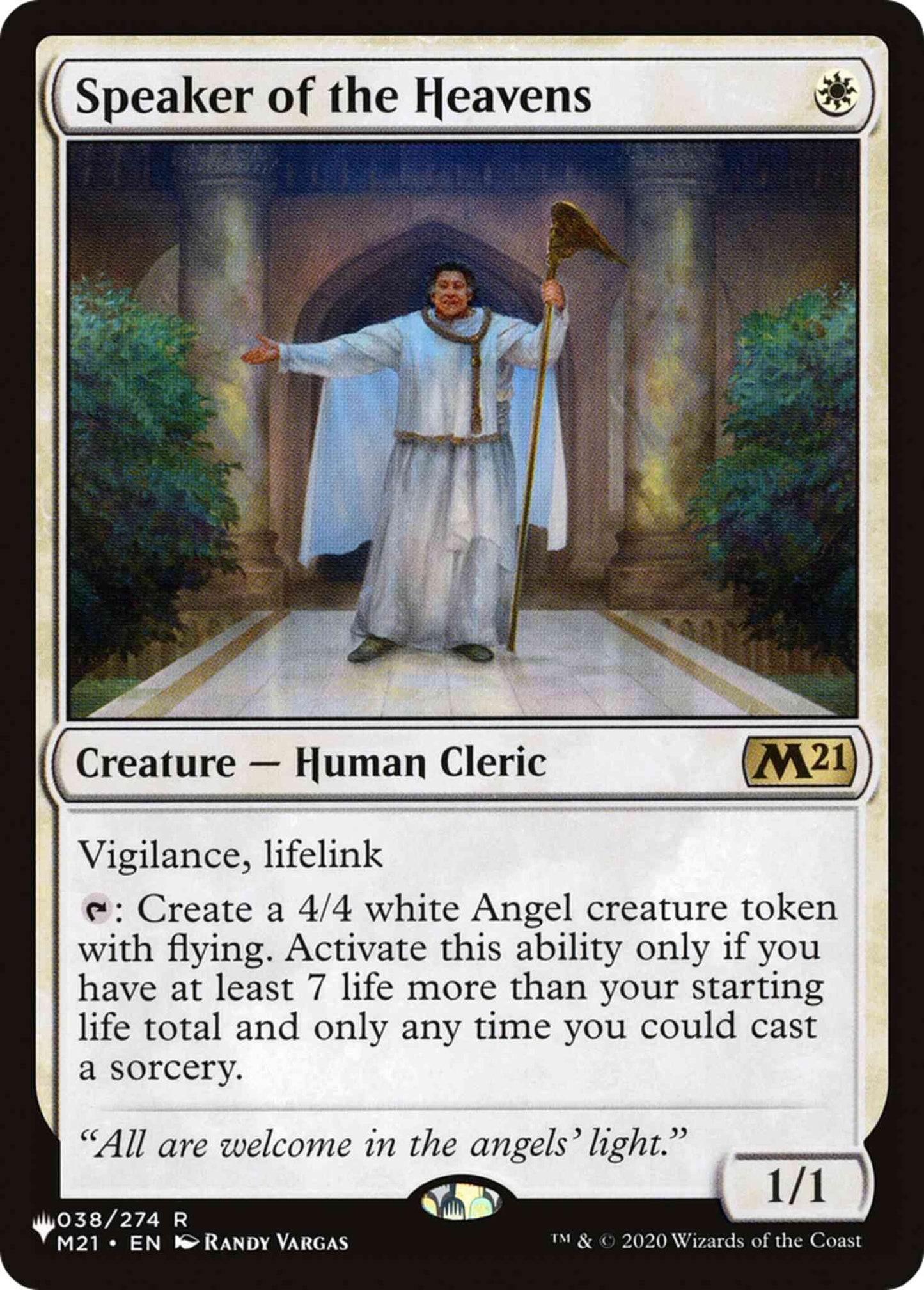 Speaker of the Heavens [M21-38] [The List] [Non-Foil]