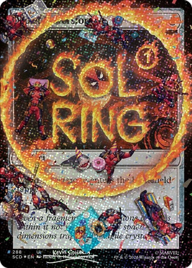 Sol Ring [IFIYW-10] [Deadpool: I fixed it (You're Welcome) Pool Part Edition] [Secret Lair Drop] [Pool Party Foil]