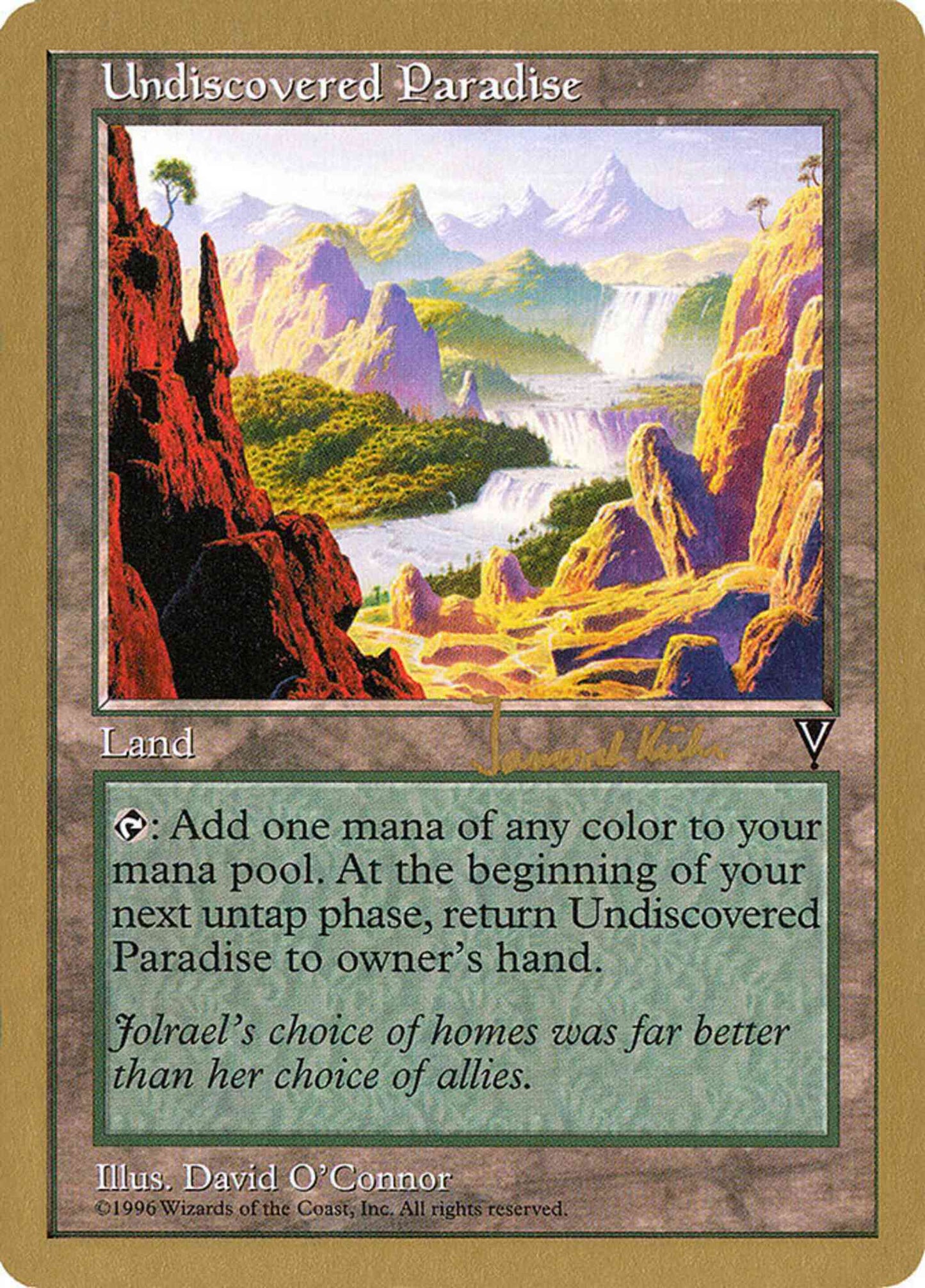 Undiscovered Paradise [jk167] [Janosh Kunn] [World Championship Decks 1997] [Non-Foil]
