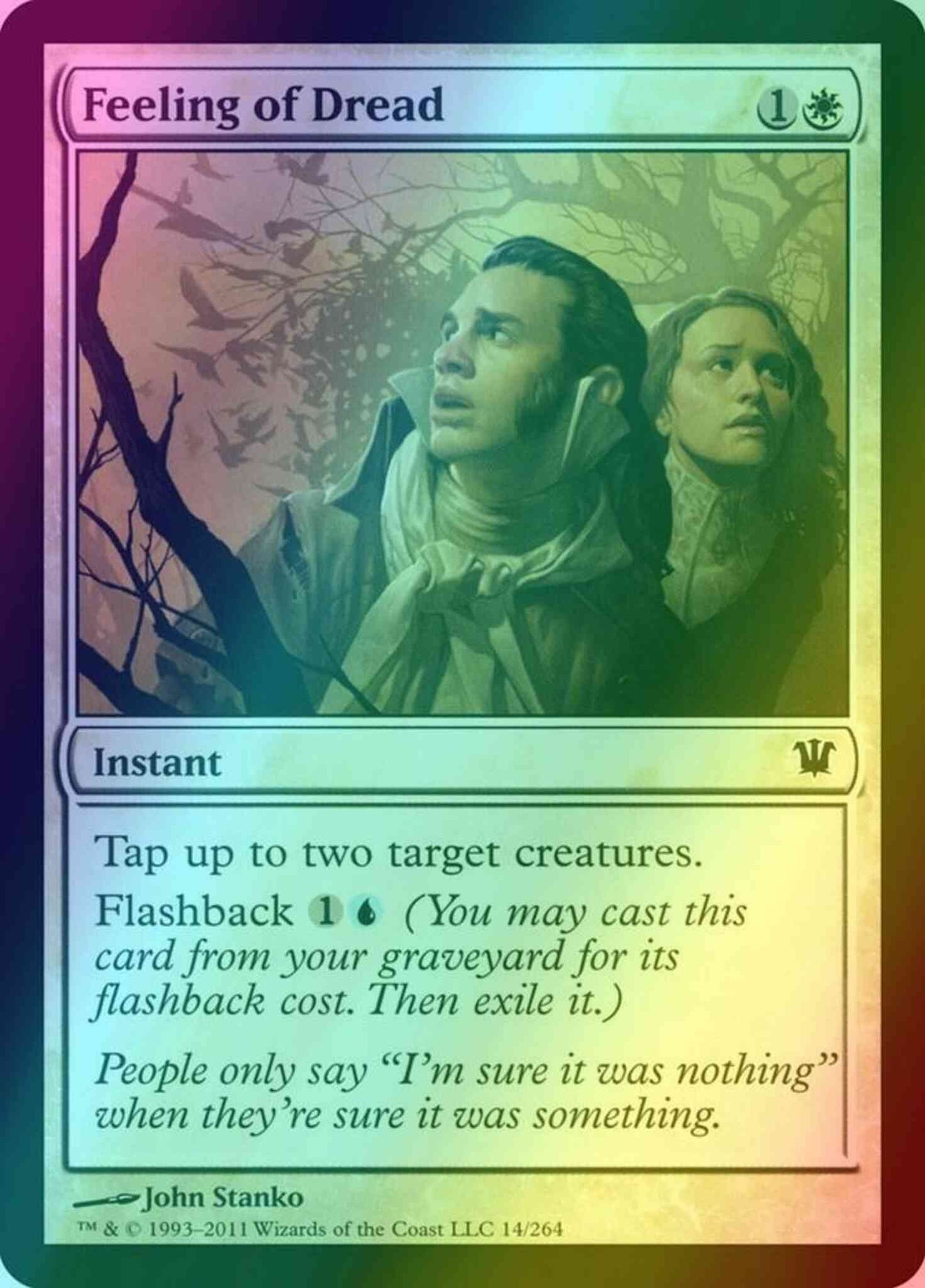 Feeling of Dread [14] [Innistrad] [Foil]