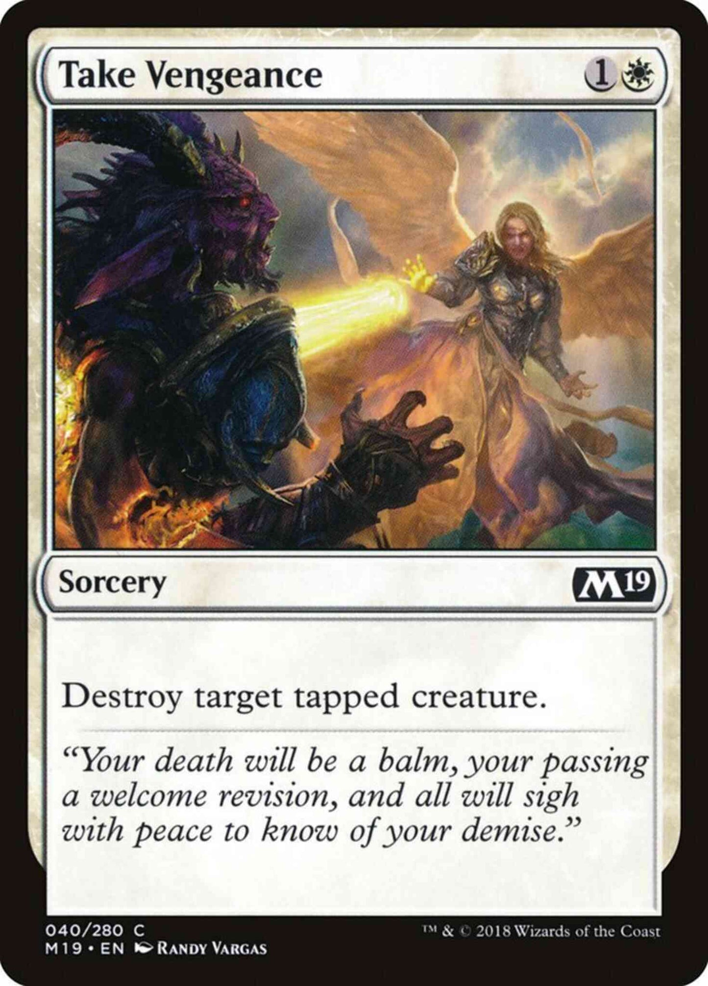 Take Vengeance [40] [Core Set 2019] [Non-Foil]