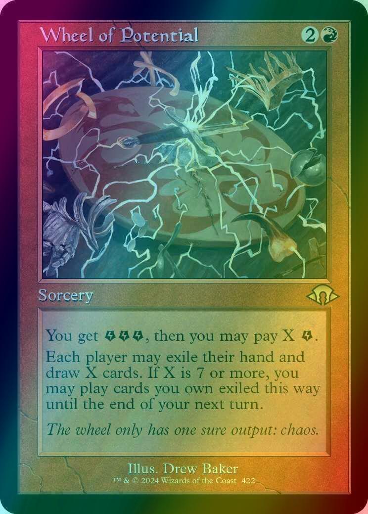 Wheel of Potential [422] [Retro Frame] [Modern Horizons 3] [Foil]