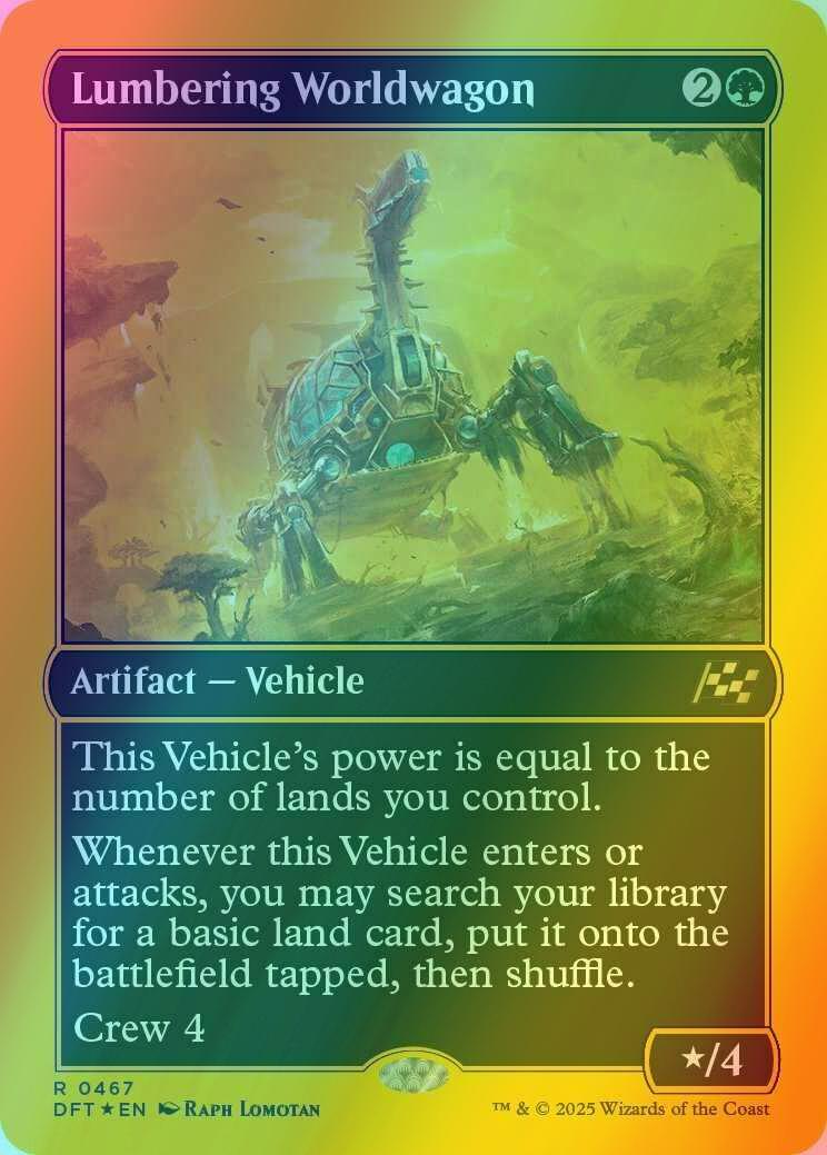 Lumbering Worldwagon [467] [Aetherdrift] [First-place Foil]