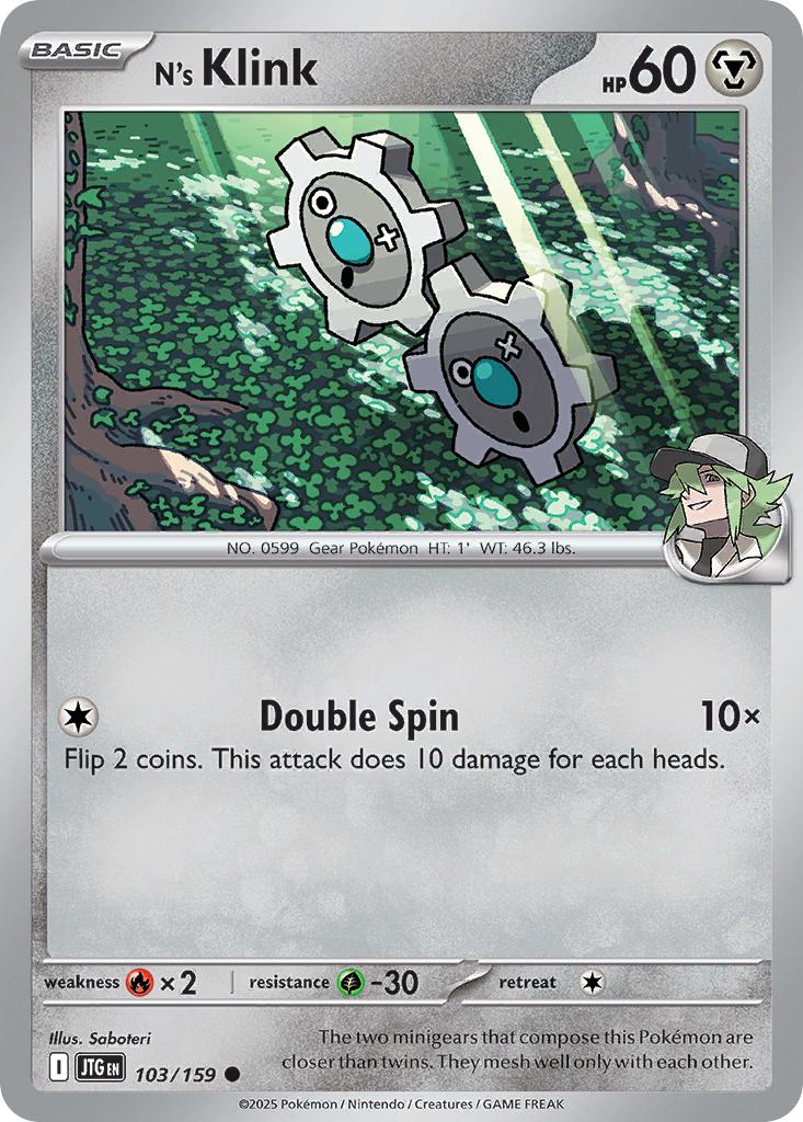 N's Klink - 103/159 - Common [sv09-103] [Non-Holo]