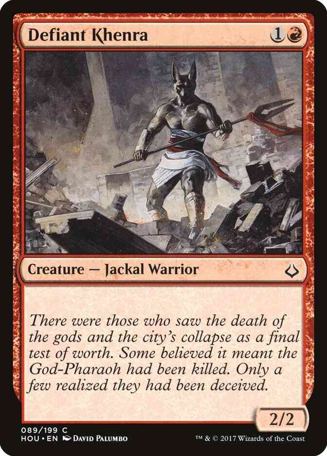 Defiant Khenra [89] [Hour of Devastation] [Non-Foil]