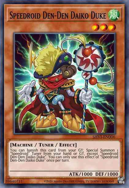 Speedroid Den-Den Daiko Duke - SHVI-EN006 - Rare - Unlimited
