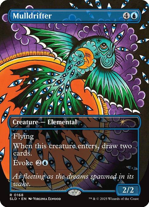 Mulldrifter [0168] [Borderless] [Inked] [Secret Lair Drop] [Non-Foil]