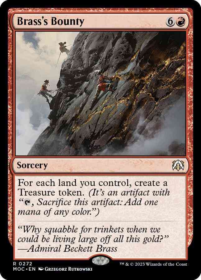 Brass's Bounty [272] [March of the Machine: Commander] [Non-Foil]