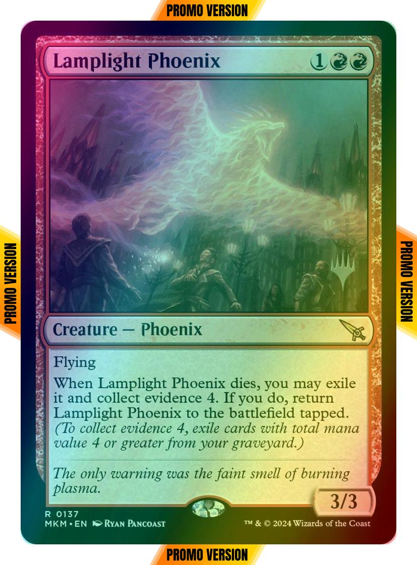 Lamplight Phoenix [137p] [Promo Pack] [Murders at Karlov Manor: Promos] [Foil]