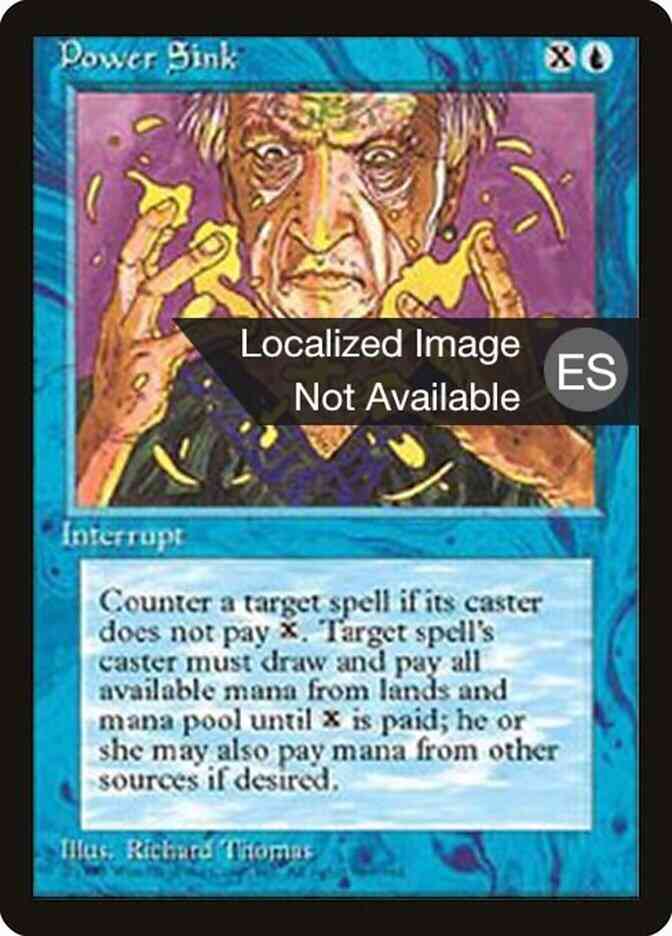Power Sink - Portuguese [93] [Fourth Edition Black Border: Portuguese] [Non-Foil]