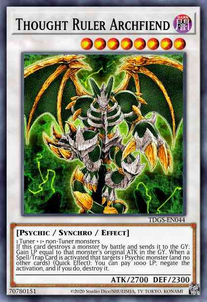 Thought Ruler Archfiend (Green) - DL11-EN014 - Rare - Unlimited