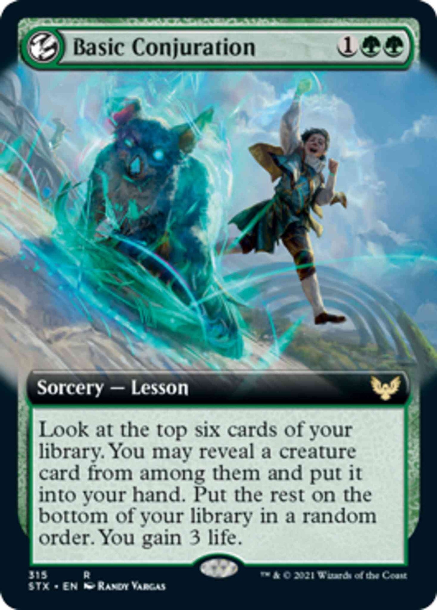 Basic Conjuration [315] [Extended Art] [Strixhaven: School of Mages] [Non-Foil]