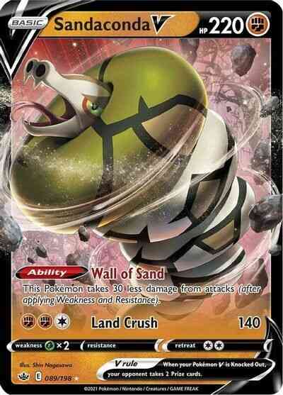 Sandaconda V - 089/198 - Rare Holo V [swsh6-089] [Ultra]