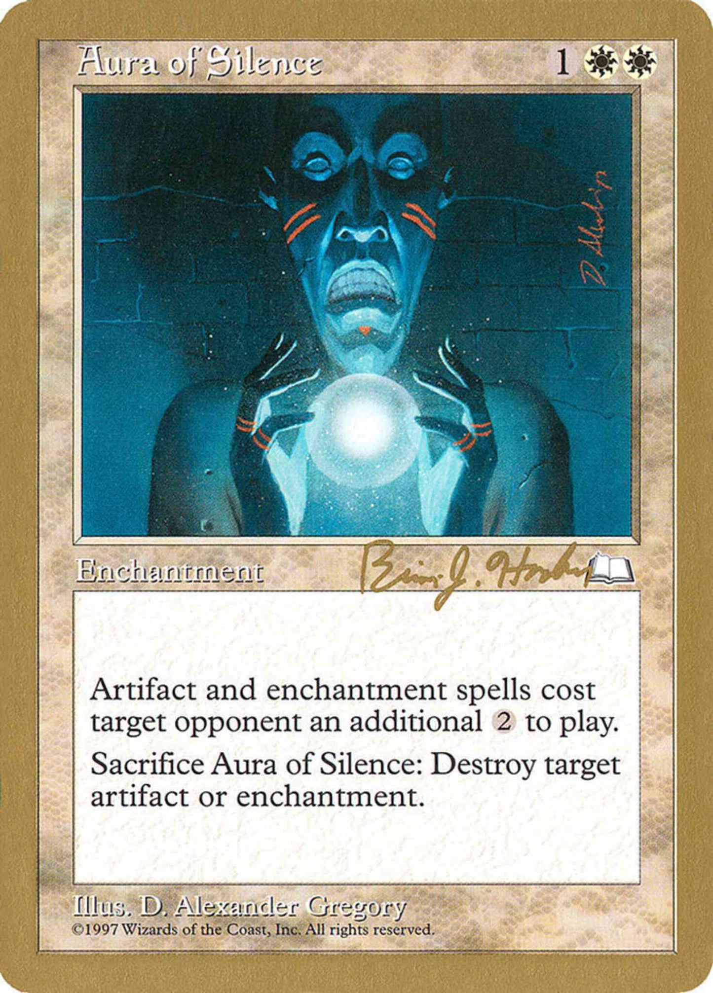 Aura of Silence [bh7b] [World Championship Decks 1998] [Non-Foil]