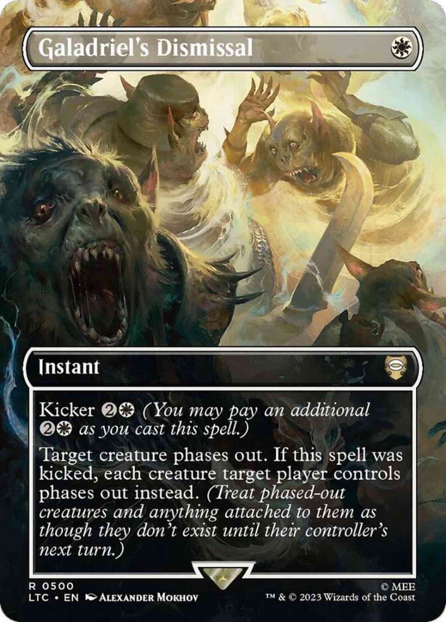 Galadriel's Dismissal [500] [Borderless] [The Lord of the Rings: Tales of Middle-earth: Commander] [Non-Foil]