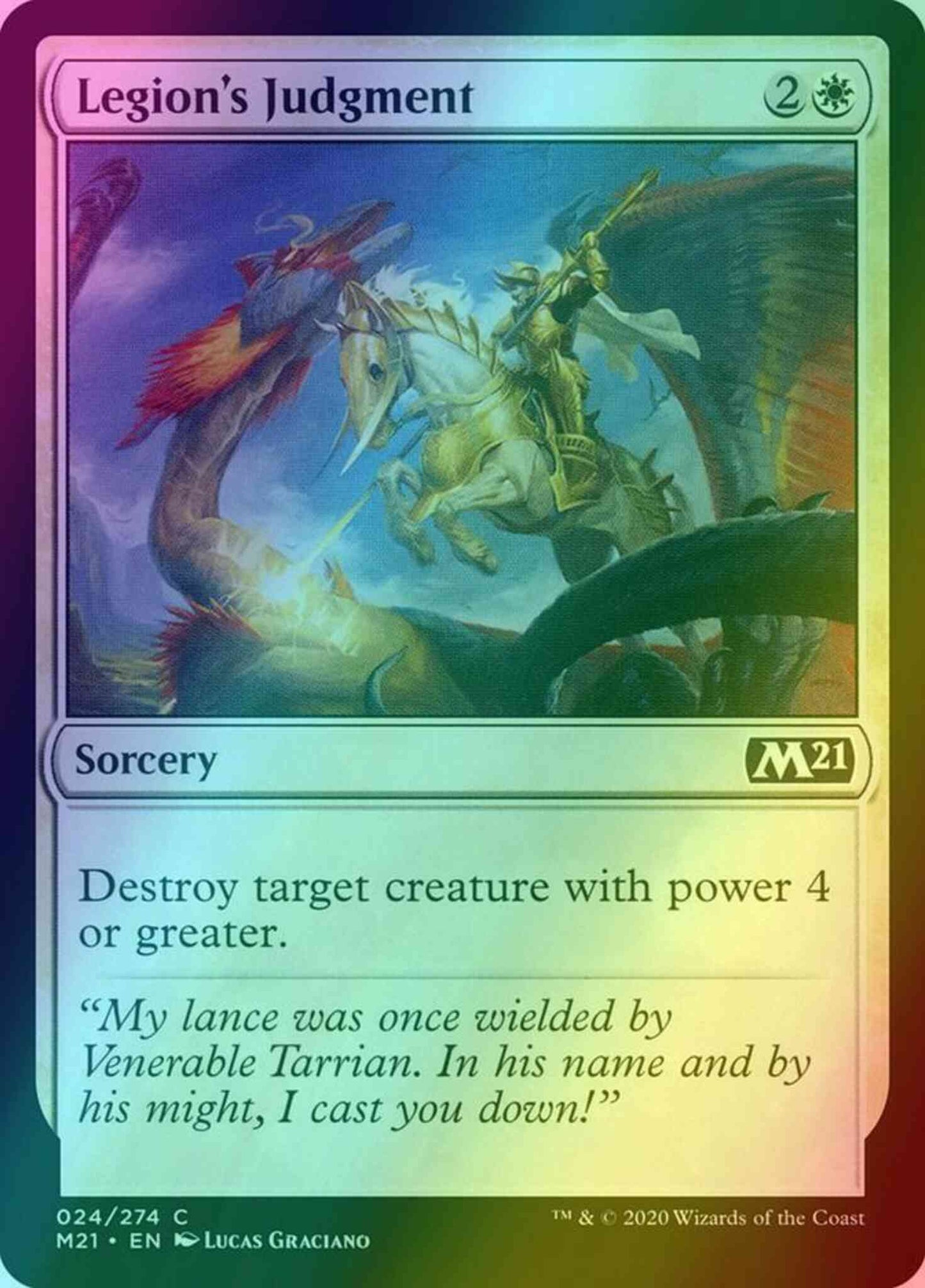 Legion's Judgment [24] [Core Set 2021] [Foil]