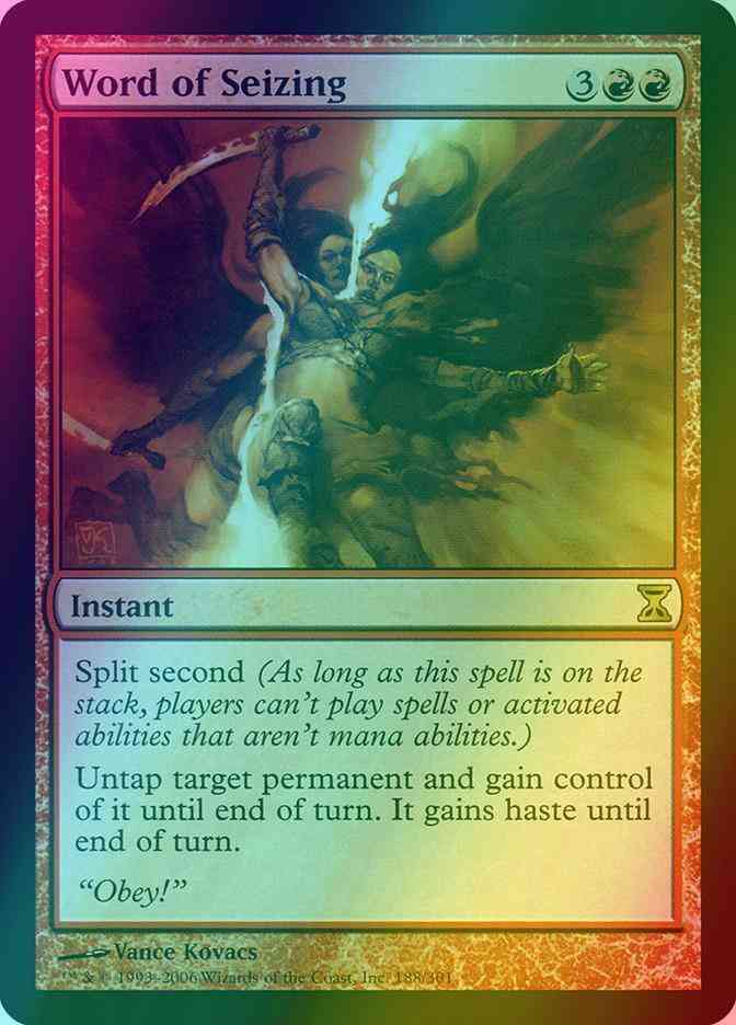 Word of Seizing [188] [Time Spiral] [Foil]