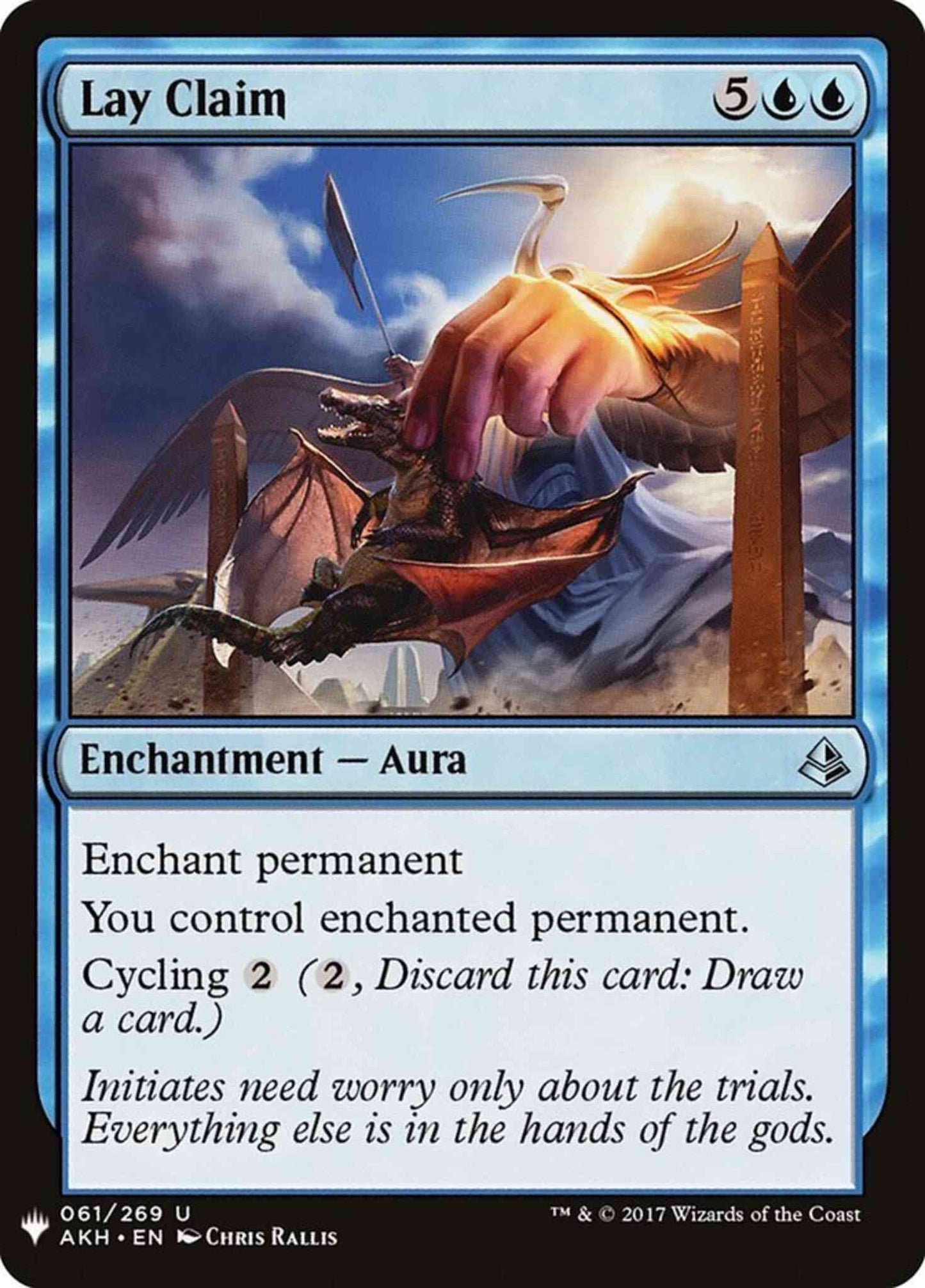 Lay Claim [AKH-61] [The List] [Non-Foil]
