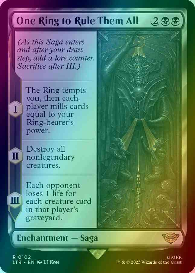 One Ring to Rule Them All [102] [The Lord of the Rings: Tales of Middle-earth] [Foil]