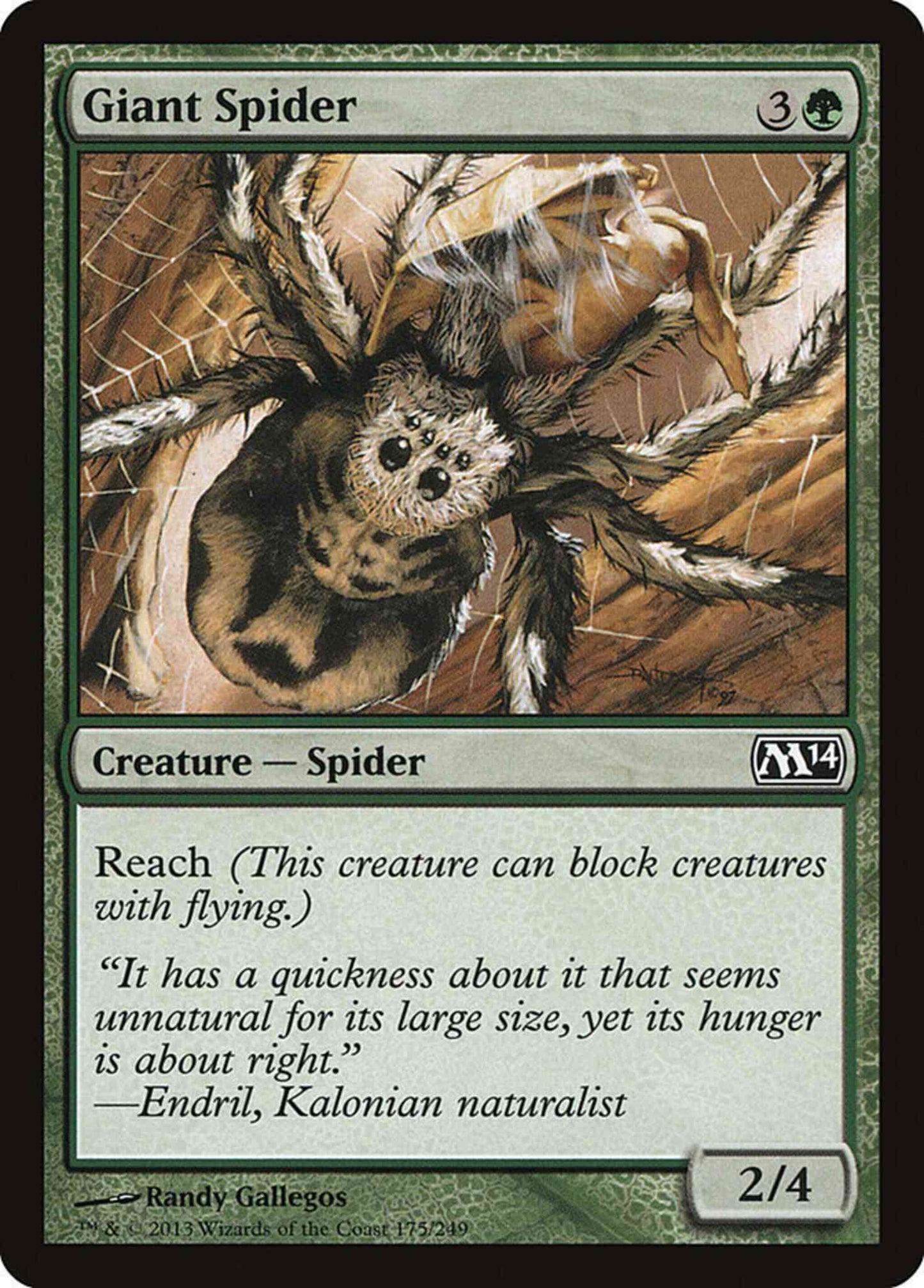 Giant Spider [175] [Magic 2014] [Non-Foil]