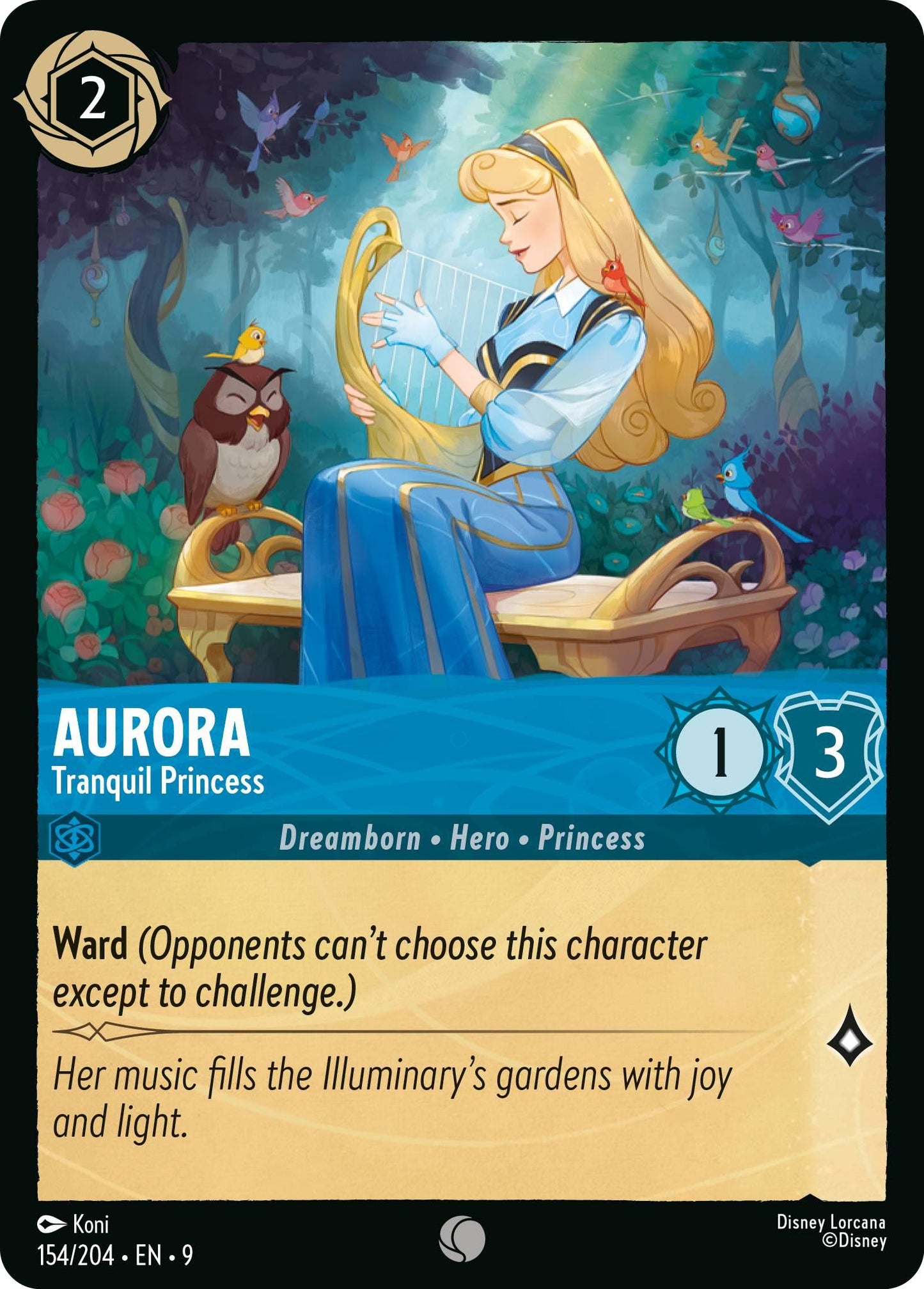 Aurora - Tranquil Princess - 154/204 [Fabled] [Non-Foil]