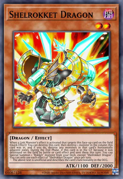 Shelrokket Dragon - EXFO-EN007 - Rare - Unlimited