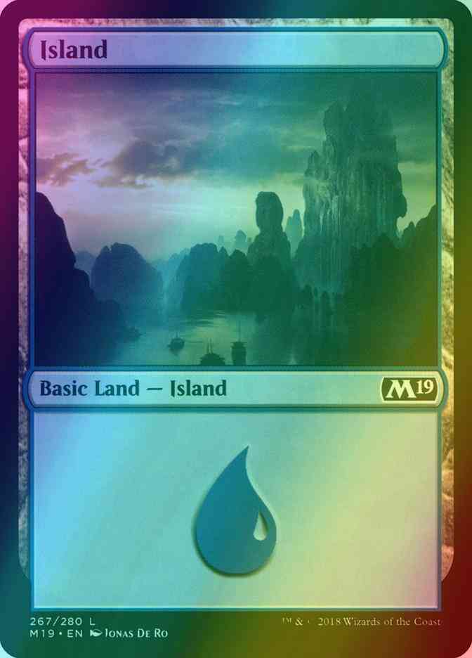Island [267] [Core Set 2019] [Foil]