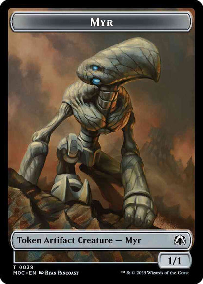 Myr Token (38) // Phyrexian Germ Token (19) [March of the Machine: Commander: Tokens] [Non-Foil]