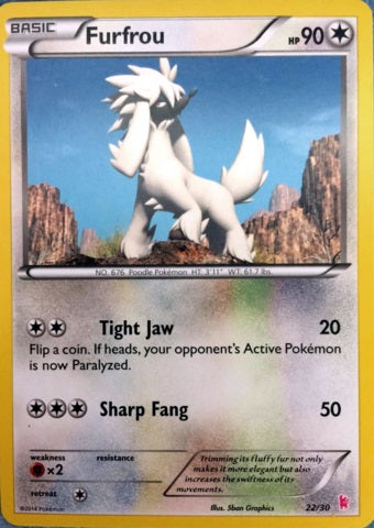 Furfrou - 22/30 - [XY Trainer Kit (Sylveon)] [Non-Holo]