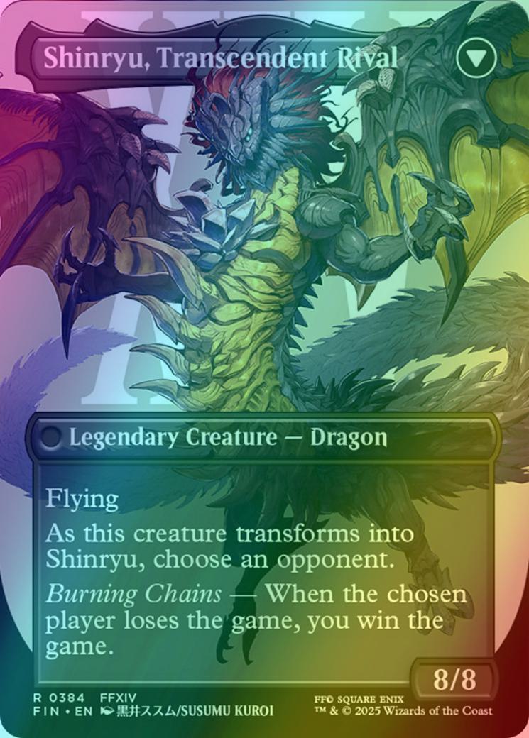 Zenos yae Galvus // Shinryu, Transcendent Rival [384] [Borderless] [Character] [FINAL FANTASY] [Foil]