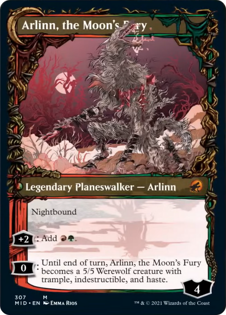Arlinn, the Pack's Hope // Arlinn, the Moon's Fury [307] [Equinox Showcase] [Innistrad: Midnight Hunt] [Non-Foil]