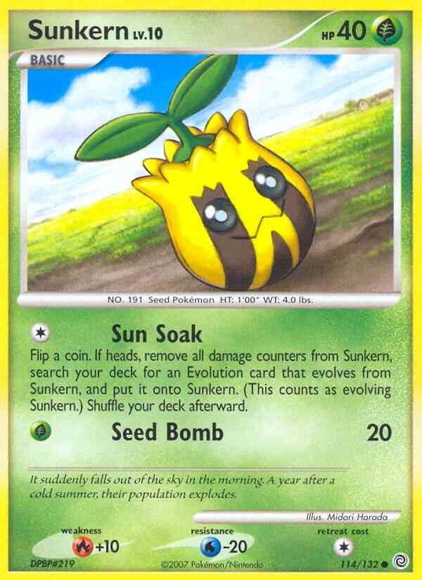 Sunkern - 114/132 - Common [dp3-114] [Non-Holo]