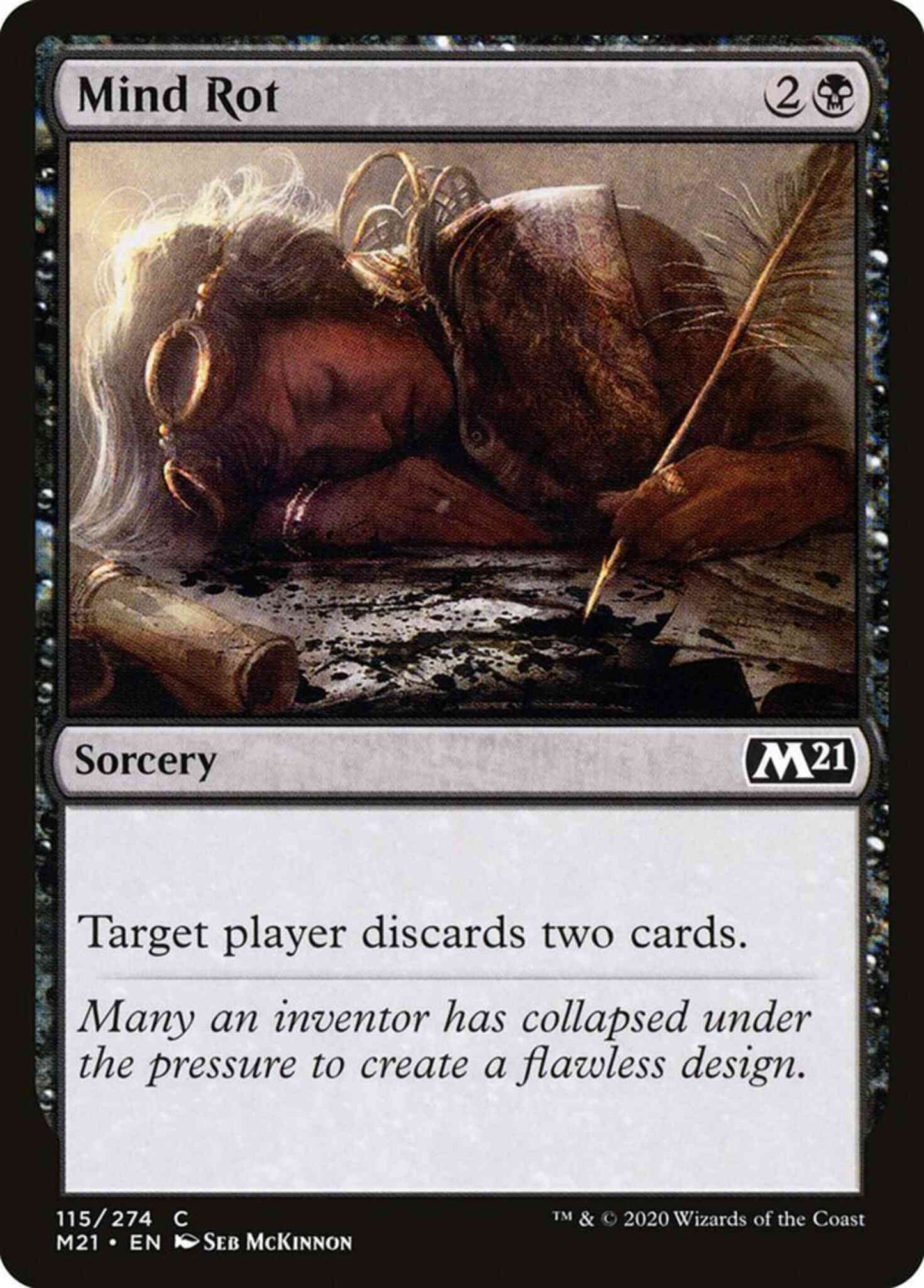 Mind Rot [115] [Core Set 2021] [Non-Foil]